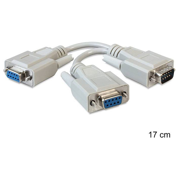 Delock Cable serie 65403 Cable DVI beige de 0,17 m