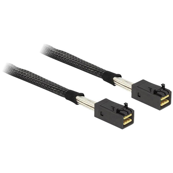 Cavo Delock 83386 Mini SAS SFF-8087 a Mini SAS SFF-8087 0,5 m Nero