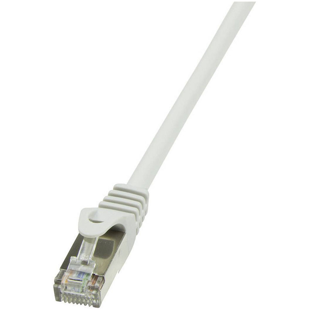 LogiLink CP2062S RJ45 Patch Cable Cat 6 F/UTP 3m Grey PVC CCA Stranded 1 pc(s)