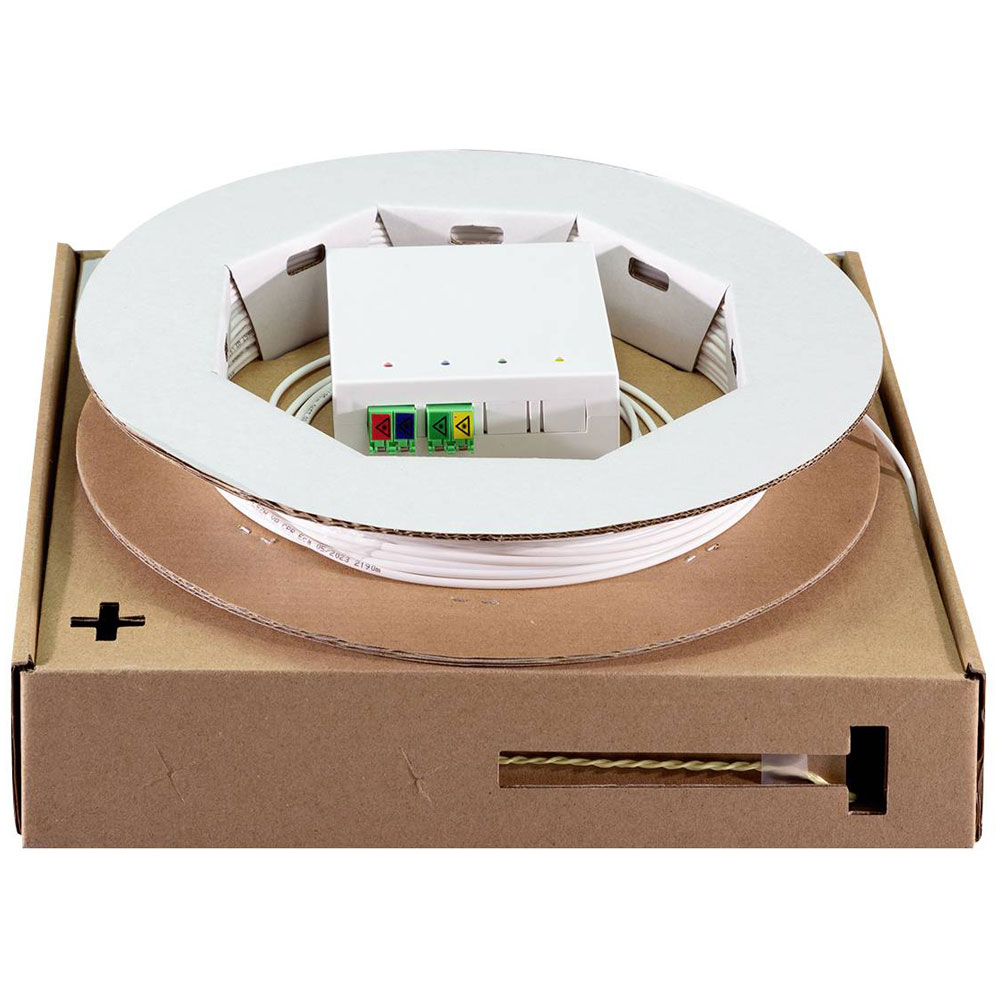 Cavo LogiLink FB4LC50 in fibra di vetro (FO) da 50 m, bianco.