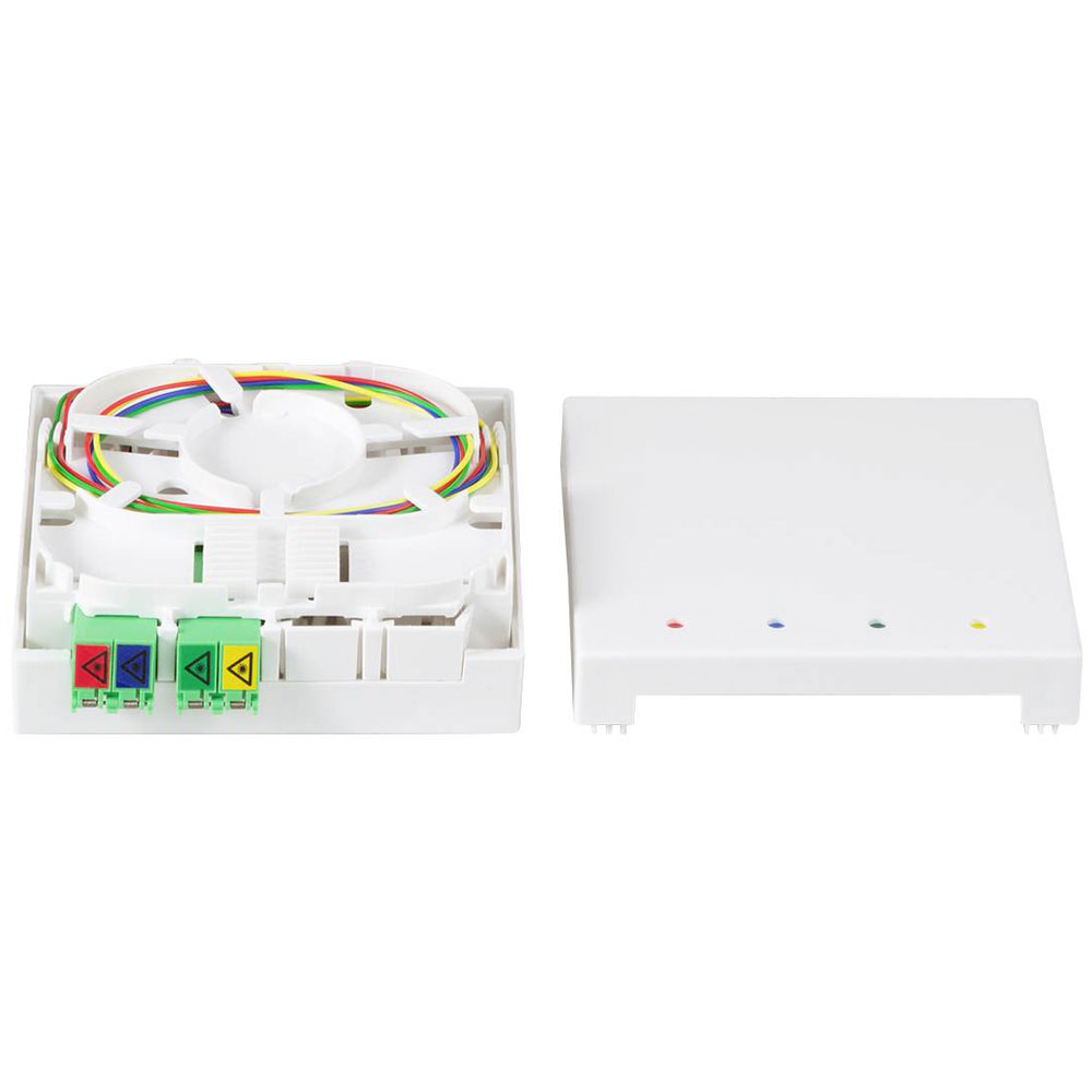 Cavo LogiLink FB4LC50 in fibra di vetro (FO) da 50 m, bianco.