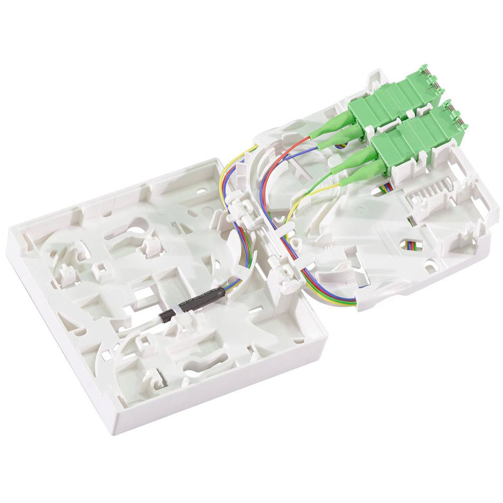 Cavo LogiLink FB4LC50 in fibra di vetro (FO) da 50 m, bianco.