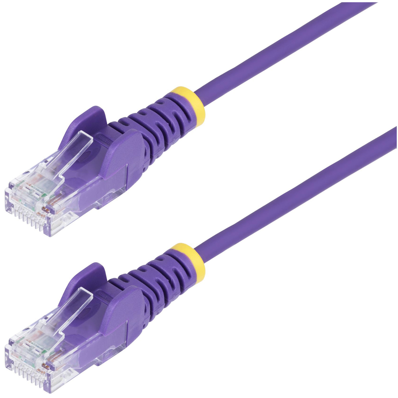 StarTech N6PAT15MPLS Cavo Ethernet Slim CAT6 viola da 15 m, antigroviglio