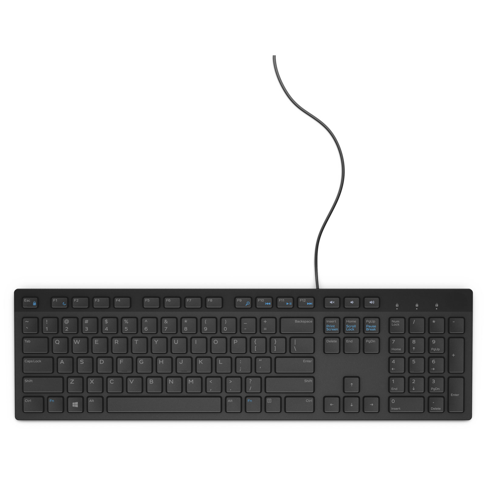Clavier filaire DELL 580-ADHY - KB216 - US International (QWERTY) - Noir - (RTL