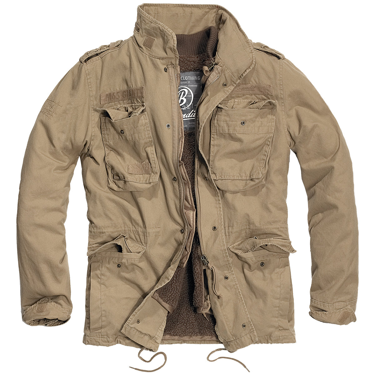 Brandit M65 Giant Military Field Jacket Warm Mens Liner Vintage