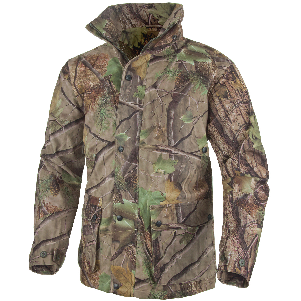 Mil-Tec Caza Hombres Chaqueta Capucha Capa Cazadores No Susurro Pesca Wild Trees
