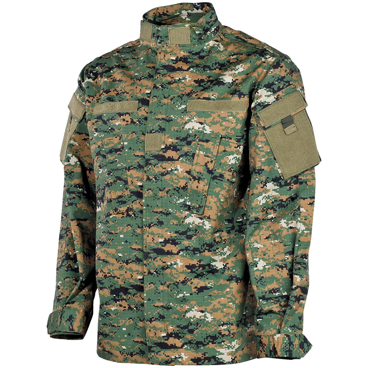 MFH Mens ACU Ripstop Uniform Shirt US Combat Field Jacket Digital