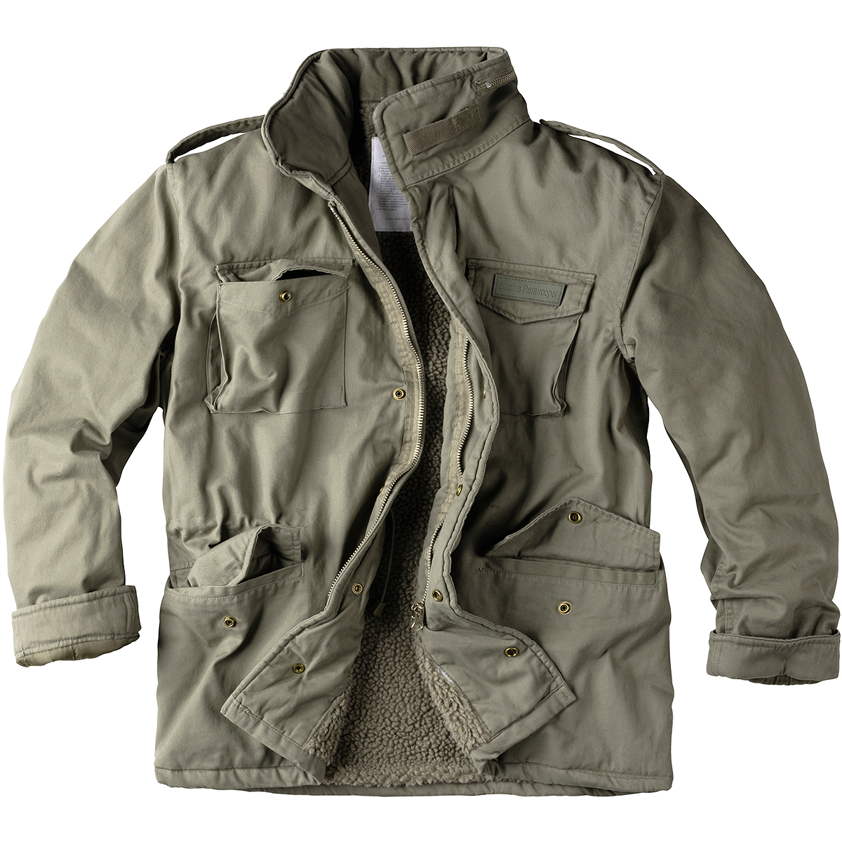 Surplus Paratrooper Winter Mens Jacket M65 Army Military Field
