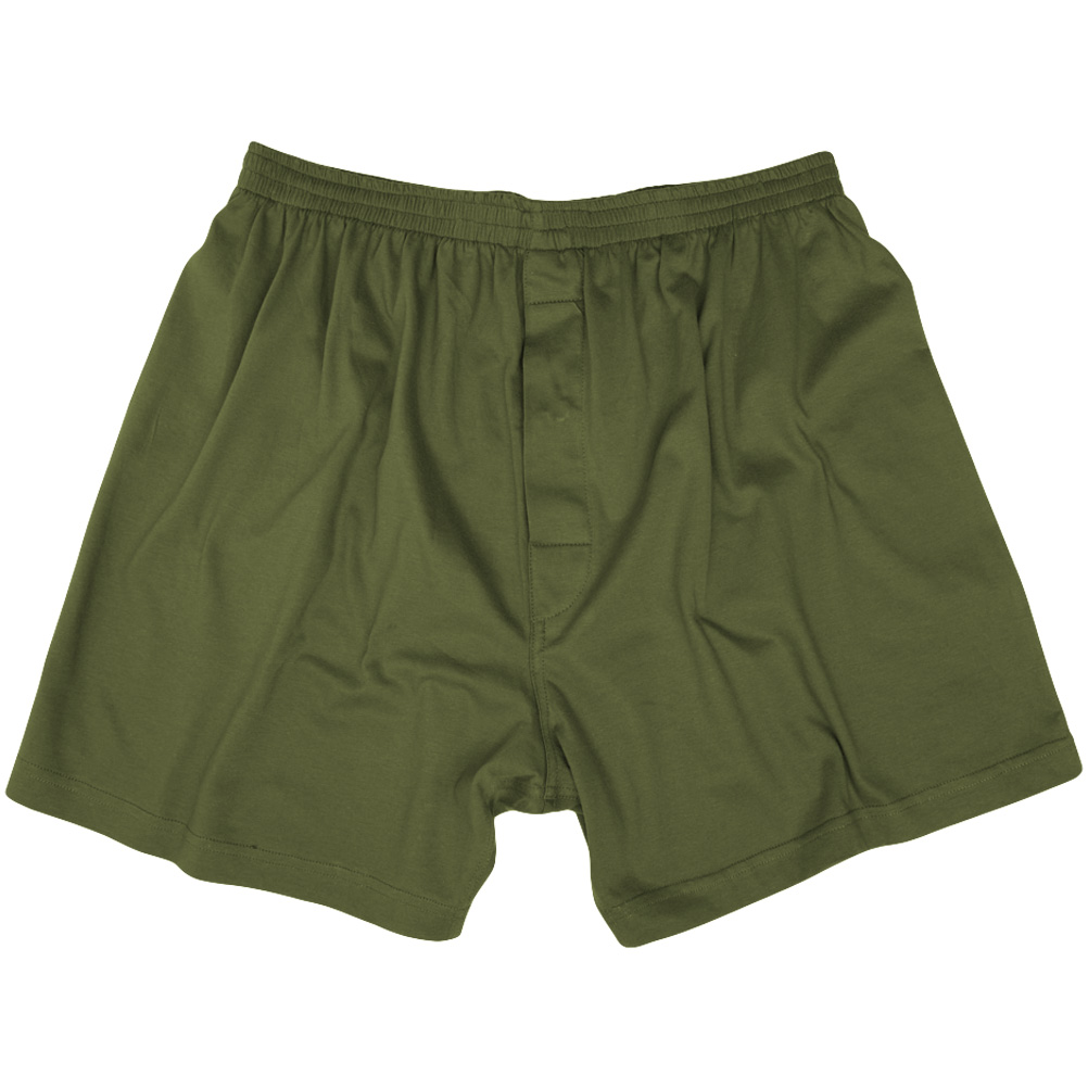 US STYLE MENS ARMY MILITARY COMBAT BOXER SHORTS COTTON UNDERWEAR OLIVE OD S-3XL