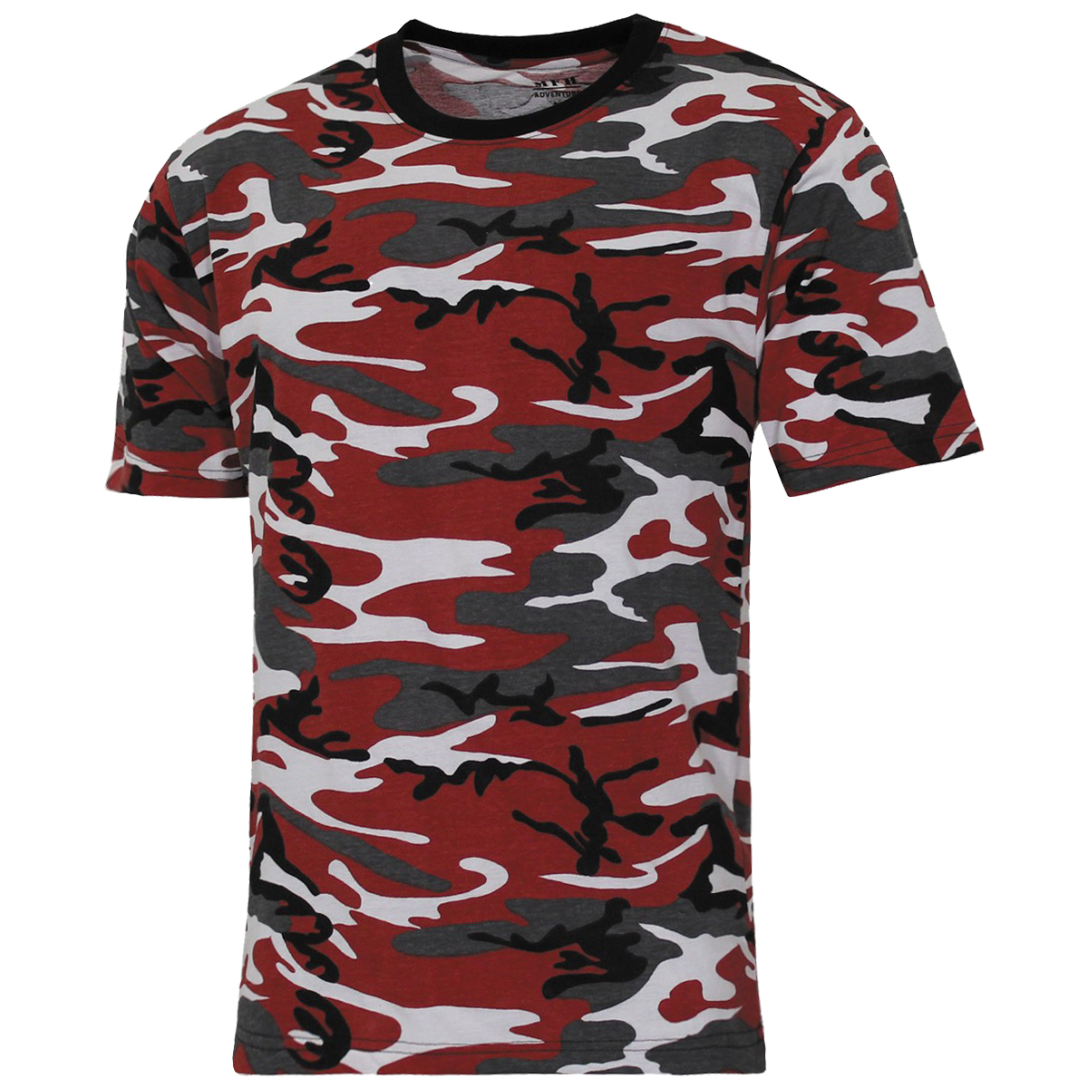 Camiseta MFH US Streetstyle Hombre Militar Ejército Rutina De Ejercicio Red Camo