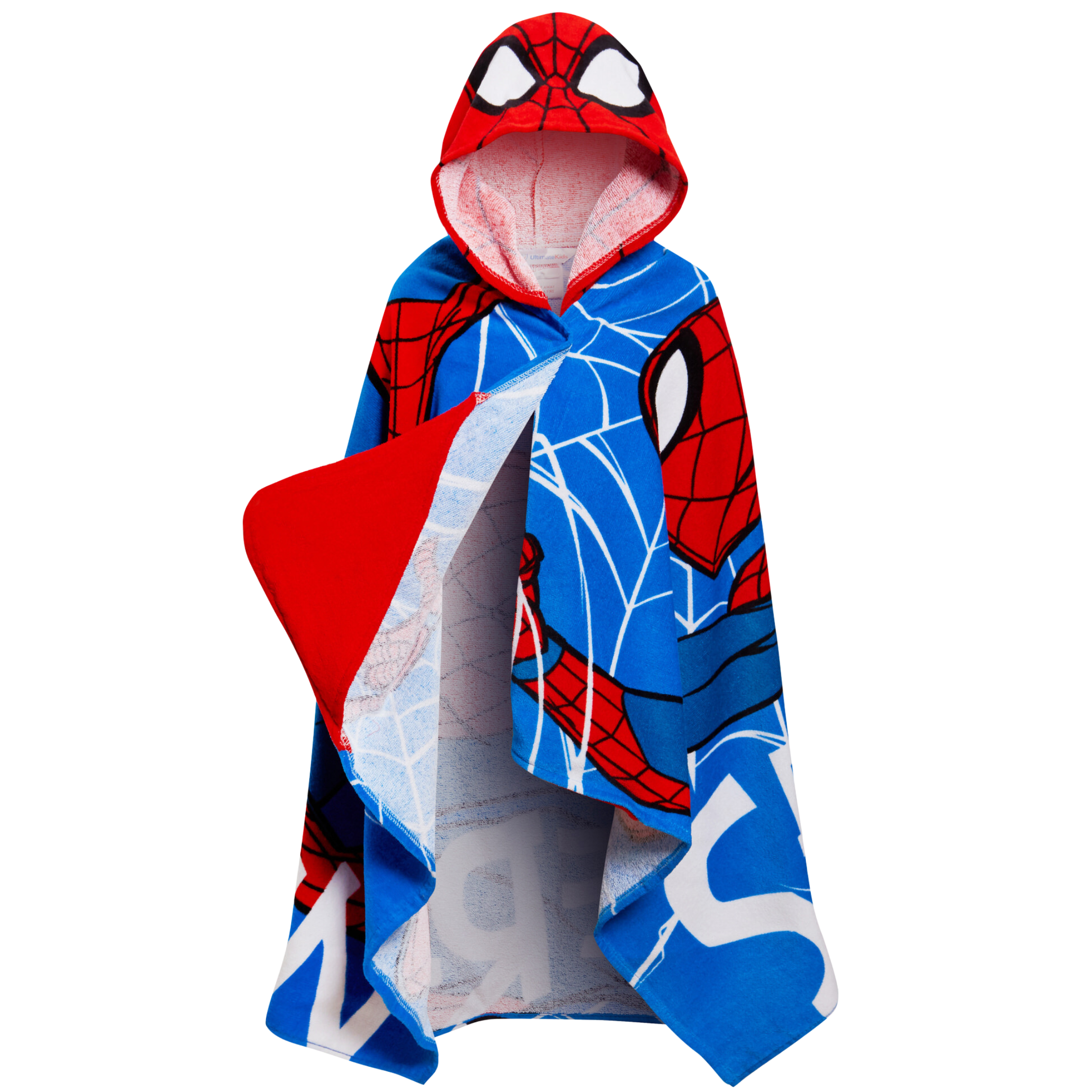 Spiderman Hooded Towel Avengers Poncho Kids 100% Cotton Beach Towel Bath Towel