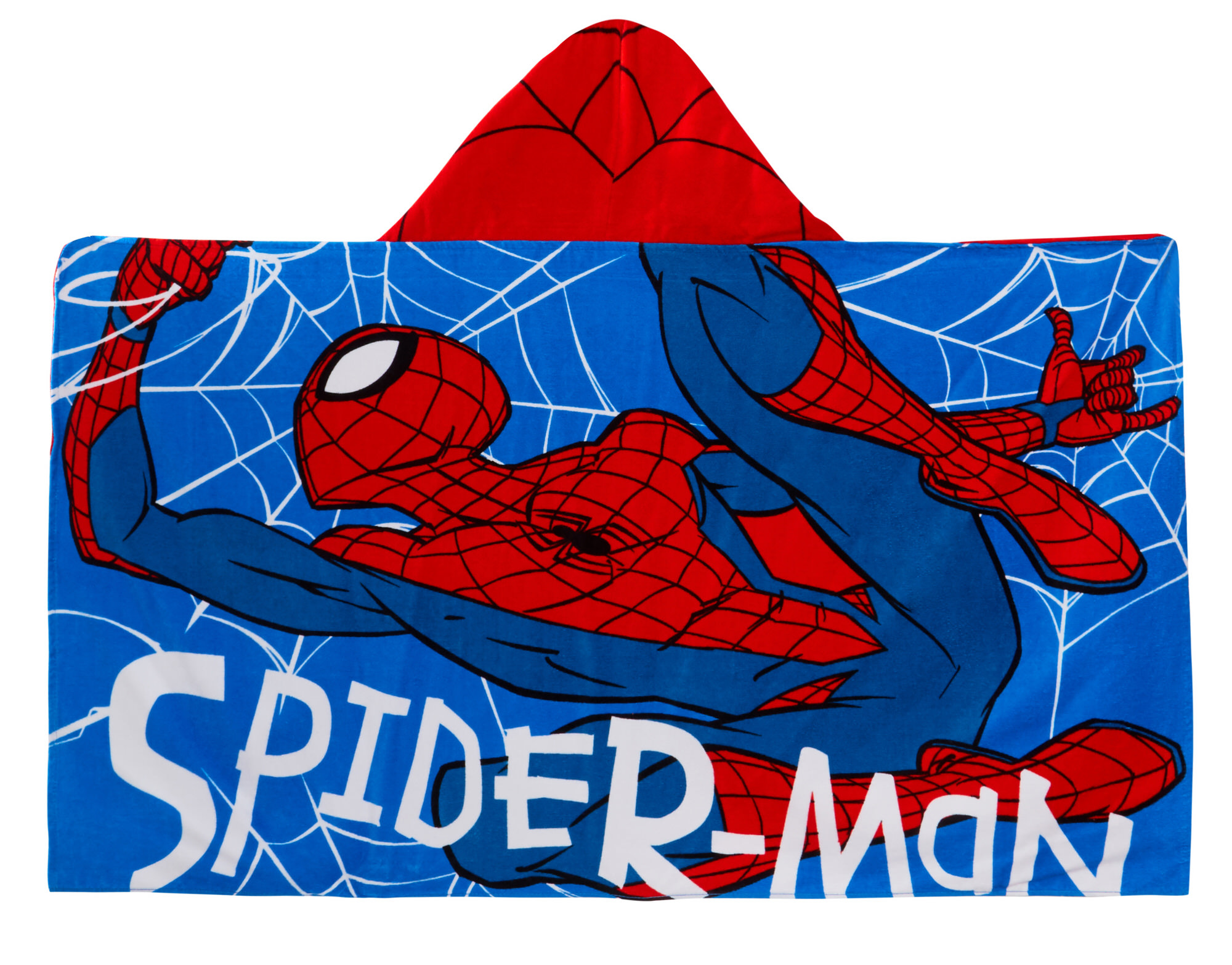 Spiderman Hooded Towel Avengers Poncho Kids 100% Cotton Beach Towel Bath Towel - Produktbild 7