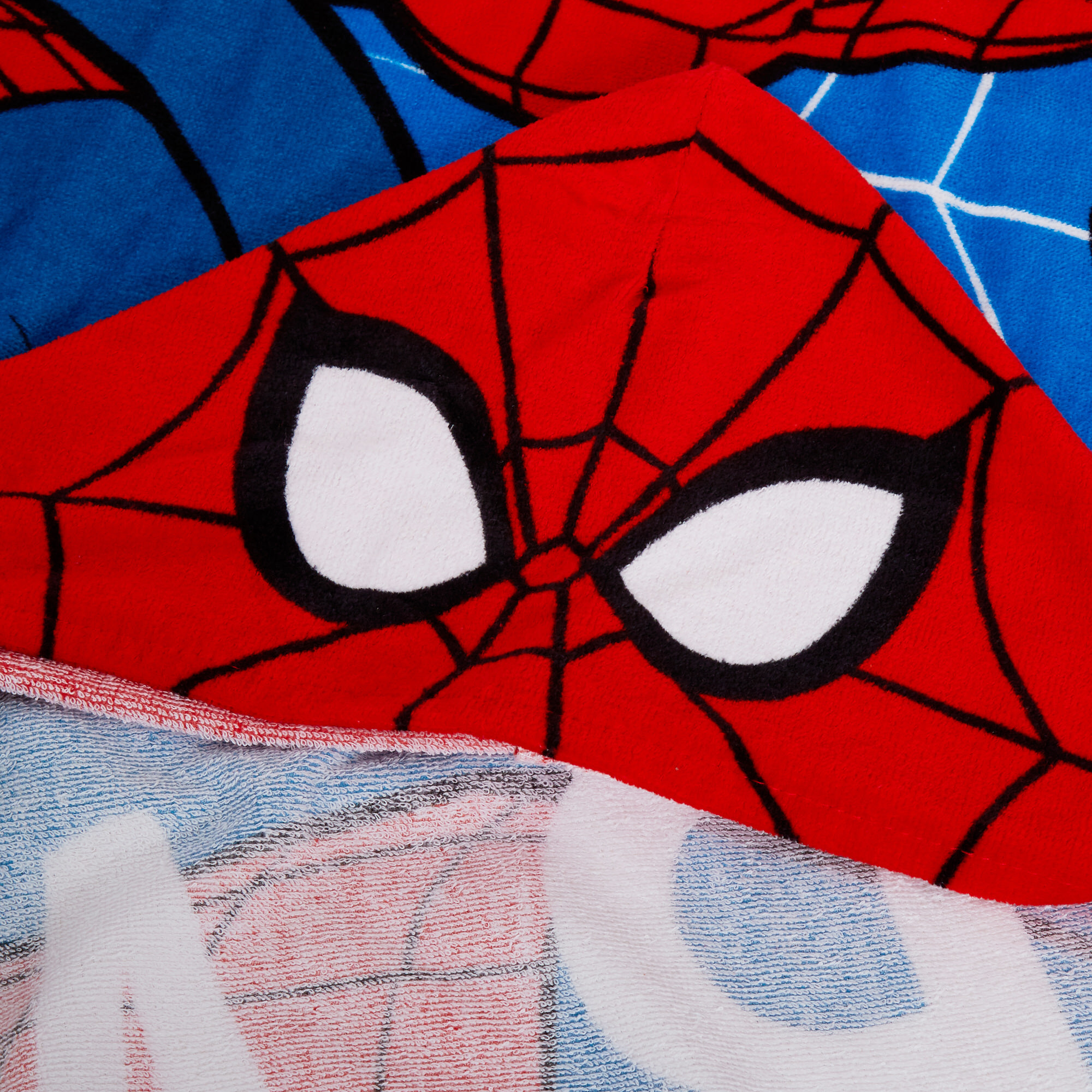 Spiderman Hooded Towel Avengers Poncho Kids 100% Cotton Beach Towel Bath Towel - Produktbild 8