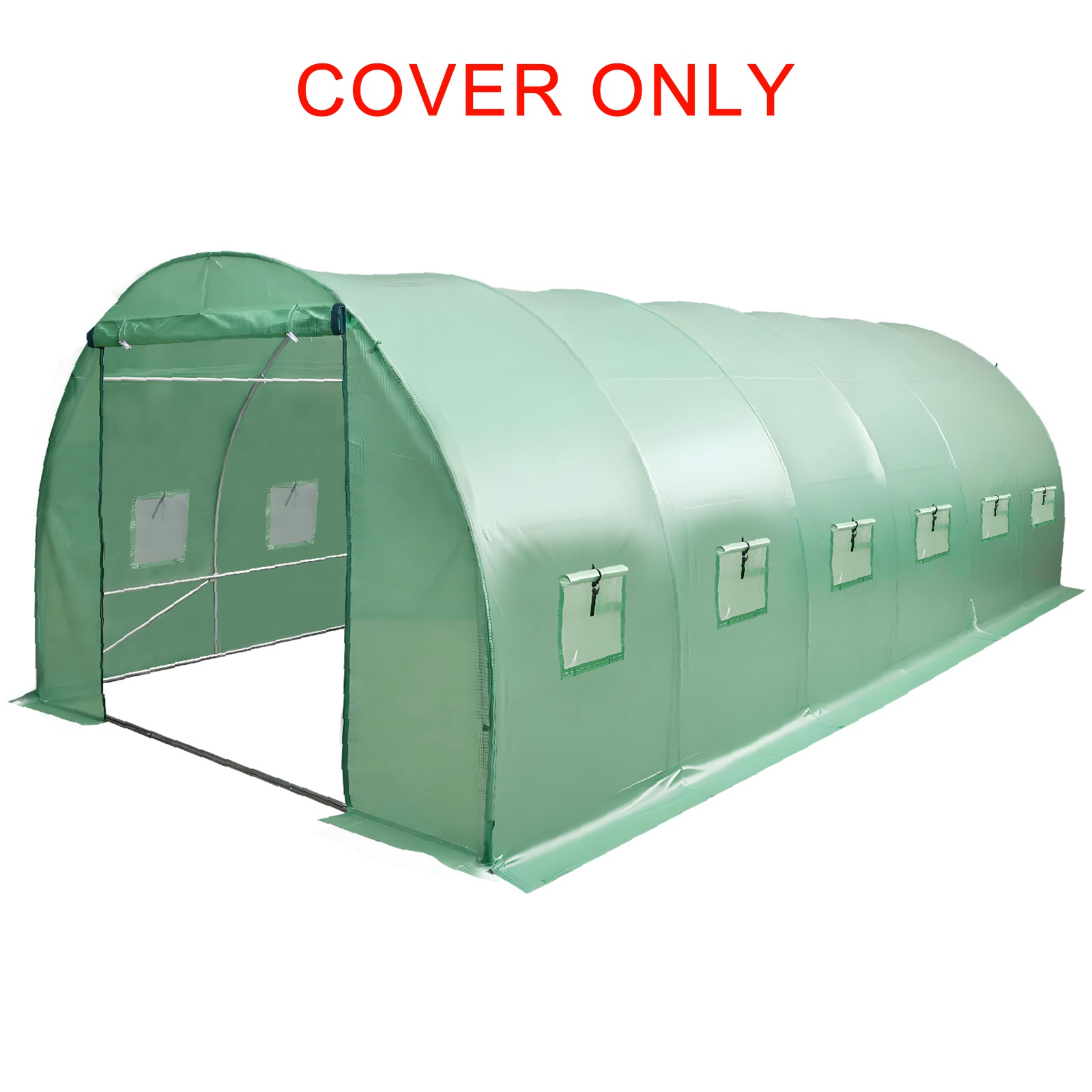 BIRCHTREE Replacement Polytunnel Greenhouse - Pollytunnel Poly Tunnel Cover Only