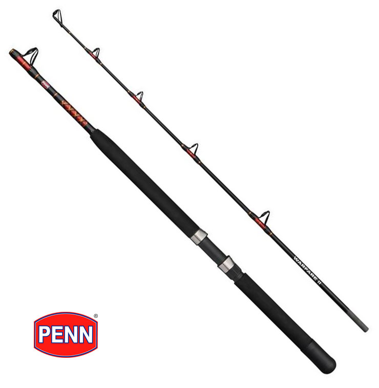 Penn Warfare II Mk2 Boat Fishing Rods – 6ft – 20-30lb / 30-50lb Class