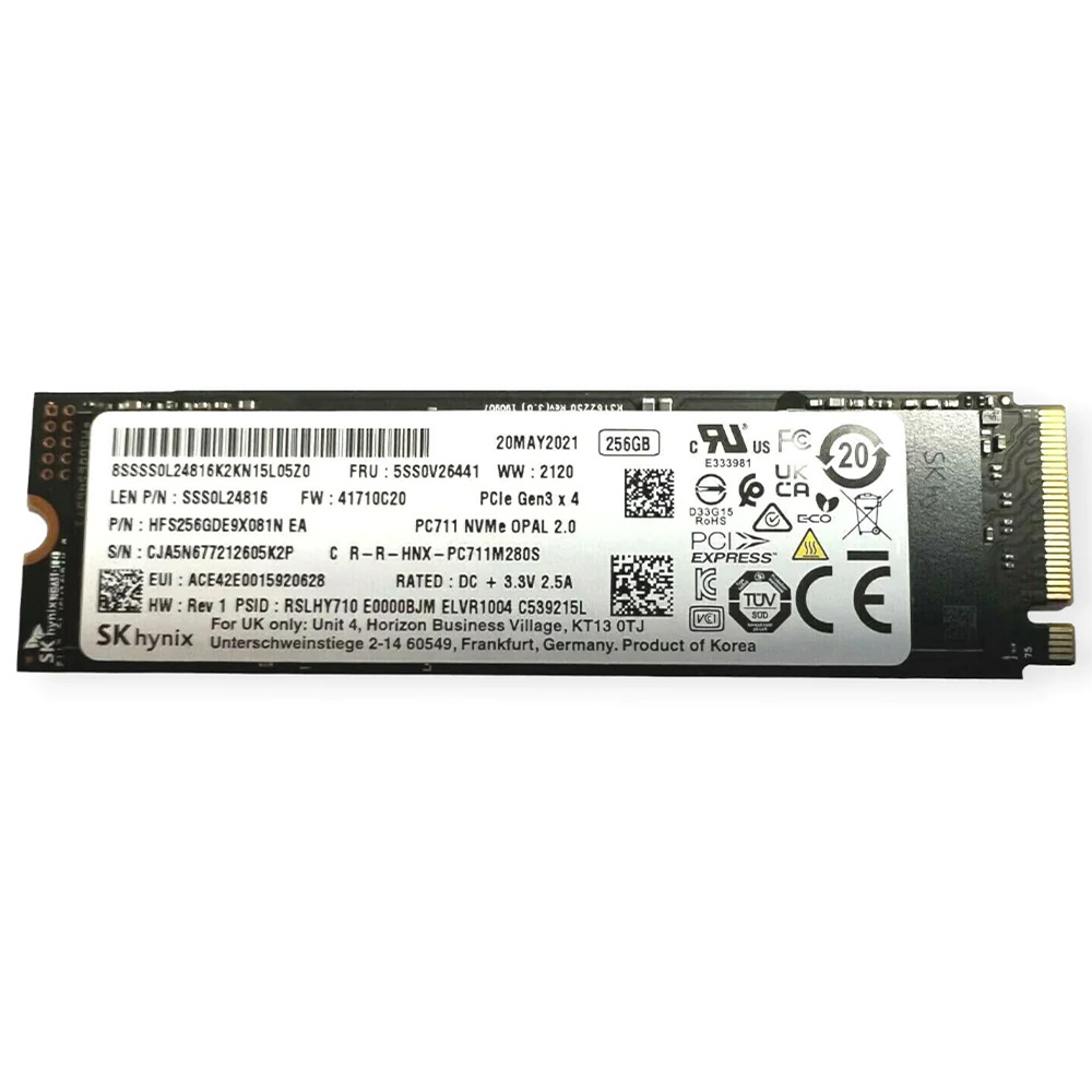 SK Hynix HFS256GDE9X081N 256GB PC711 M.2 2280 PCIe Gen 3 X4 NVMe