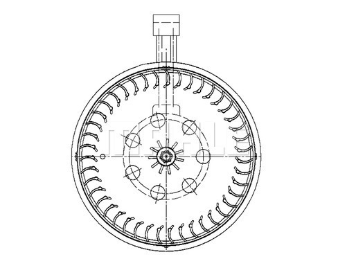 MAHLE PC Interior blower AB68000P