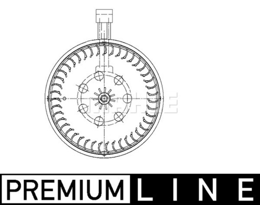 MAHLE PC Interior blower AB68000P