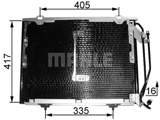 MAHLE PC Aircon condenser AC244001S