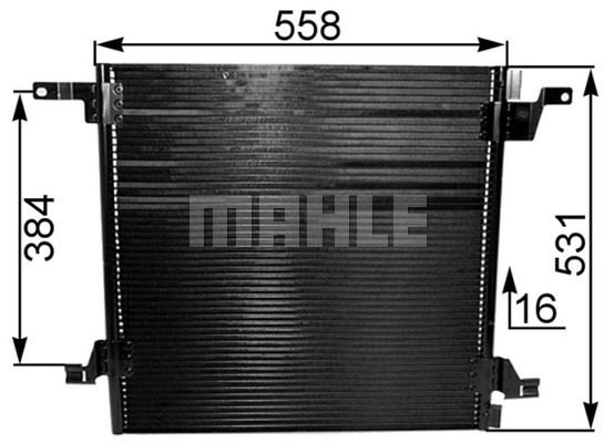 MAHLE PC Aircon condenser AC259000P