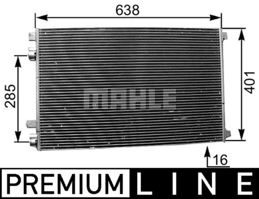MAHLE PC Aircon condenser AC360000P