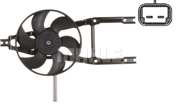 MAHLE PC Radiator/condenser fan  CFF321000S