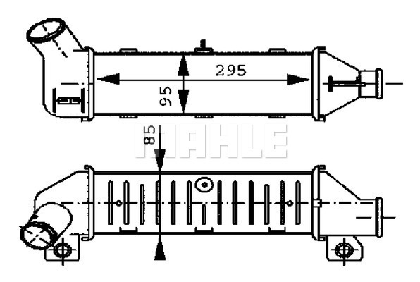 MAHLE PC Charge air cooler CI60000P