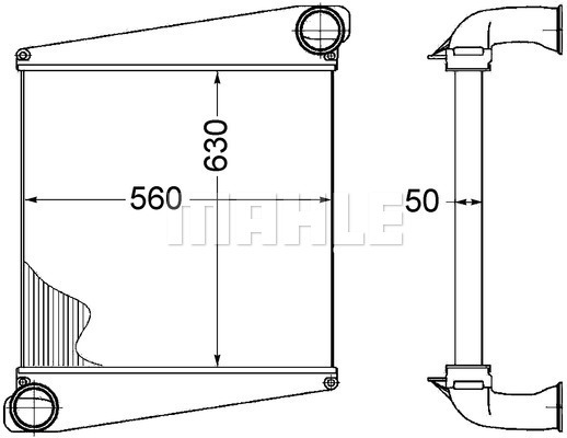 MAHLE Truck/Bus Charge air cooler CI273000P
