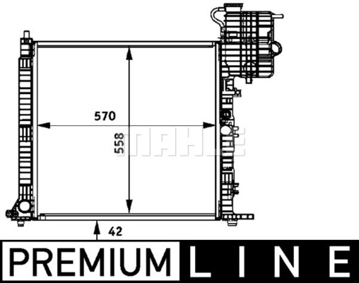 MAHLE LCV Radiator CR716000P