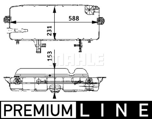 MAHLE Truck/Bus Expansion tank CRT45000P
