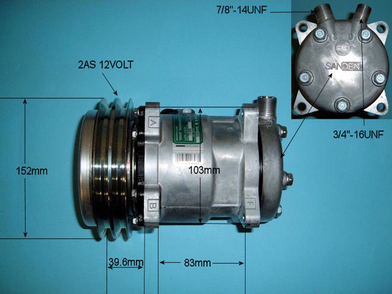 Aircon Compressor Genuine OE – AutoAir 14-0010