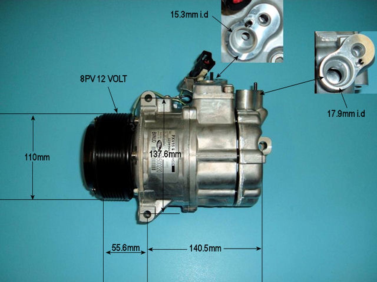 Aircon Compressor Genuine OE SANDEN – AutoAir 14-0048