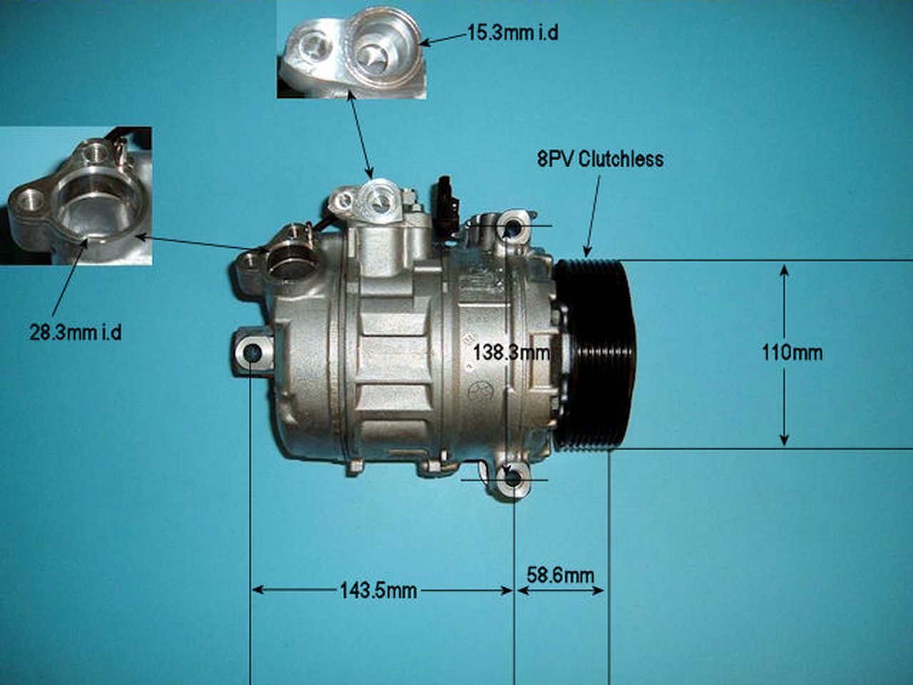 Aircon Compressor Genuine OE DENSO – AutoAir 14-0050