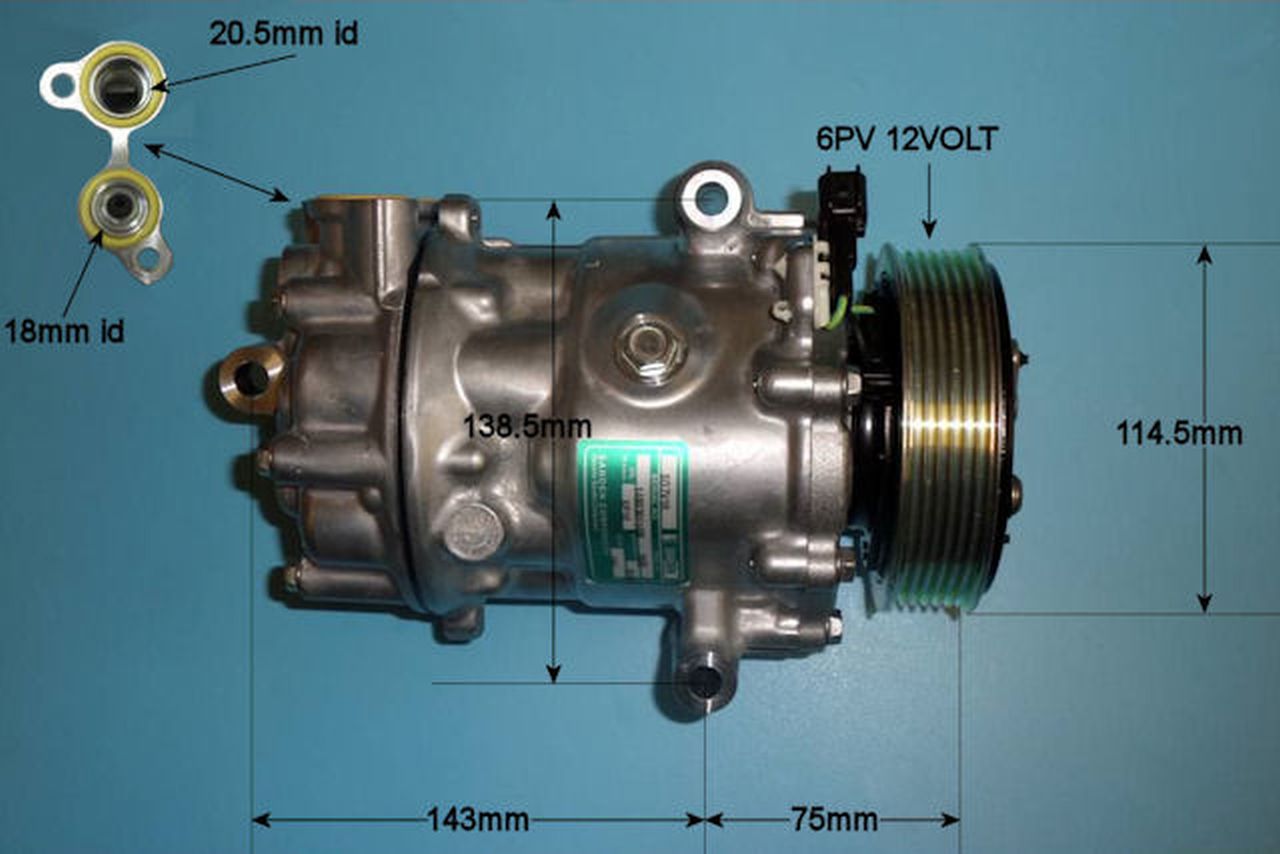 Aircon Compressor Genuine OE SANDEN – AutoAir 14-0057