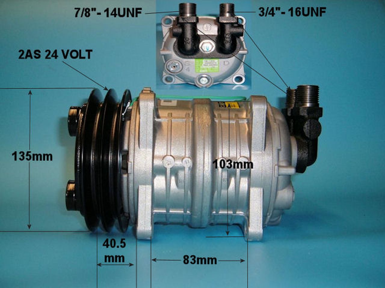 Aircon Compressor Genuine OE ZEXEL – AutoAir 14-0067