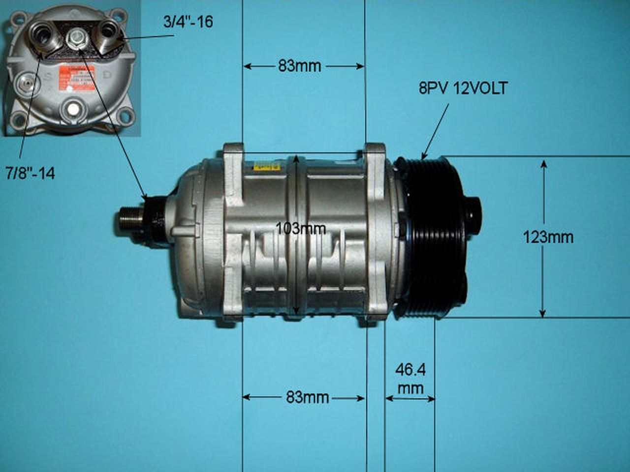 Aircon Compressor Genuine OE – AutoAir 14-0070