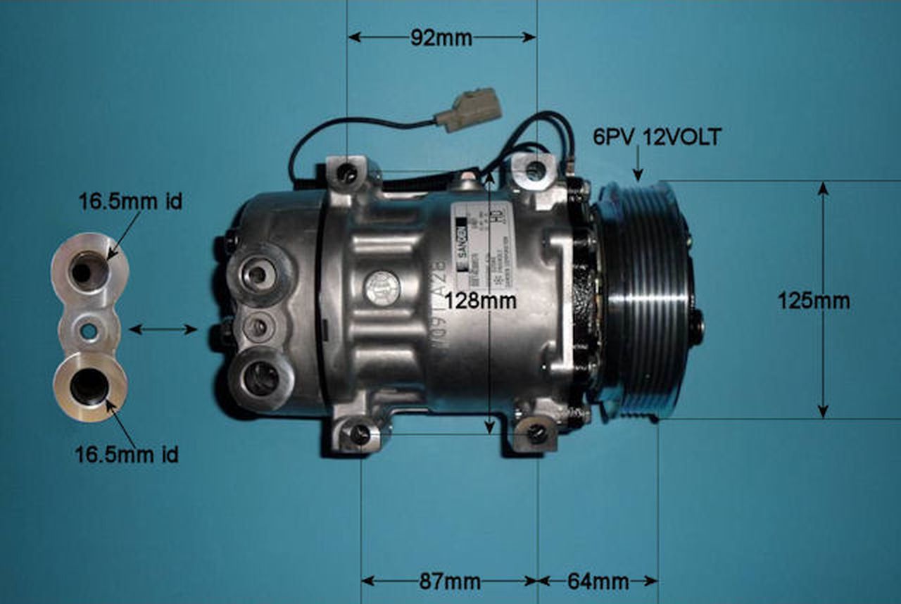 Aircon Compressor Genuine OE SANDEN – AutoAir 14-0078