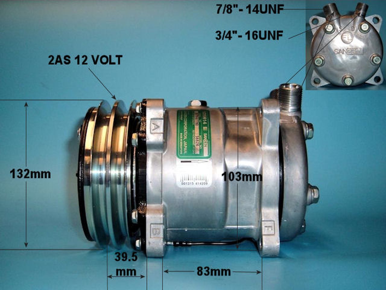 Aircon Compressor Genuine OE – AutoAir 14-0107A