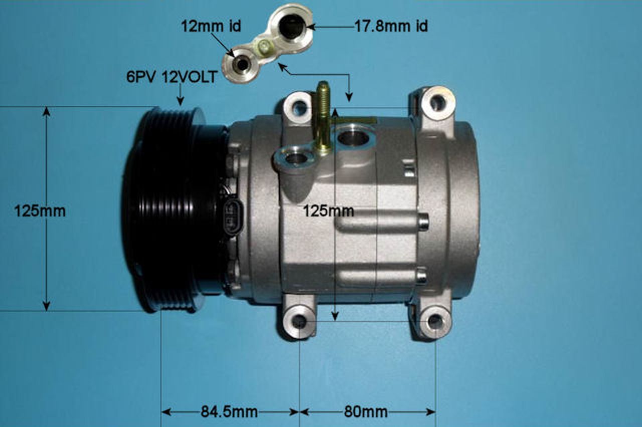 Aircon Compressor Genuine OE DELPHI/HARRISON – AutoAir 14-0187
