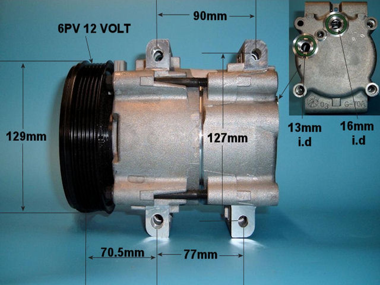 Aircon Compressor Genuine OE VISTEON – AutoAir 14-0216