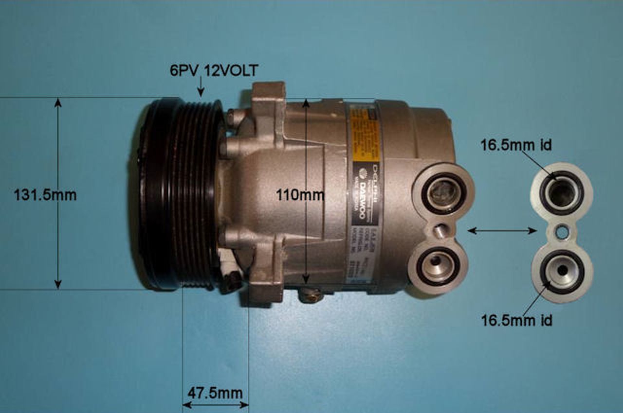 Aircon Compressor Genuine OE DELPHI/HARRISON – AutoAir 14-0229