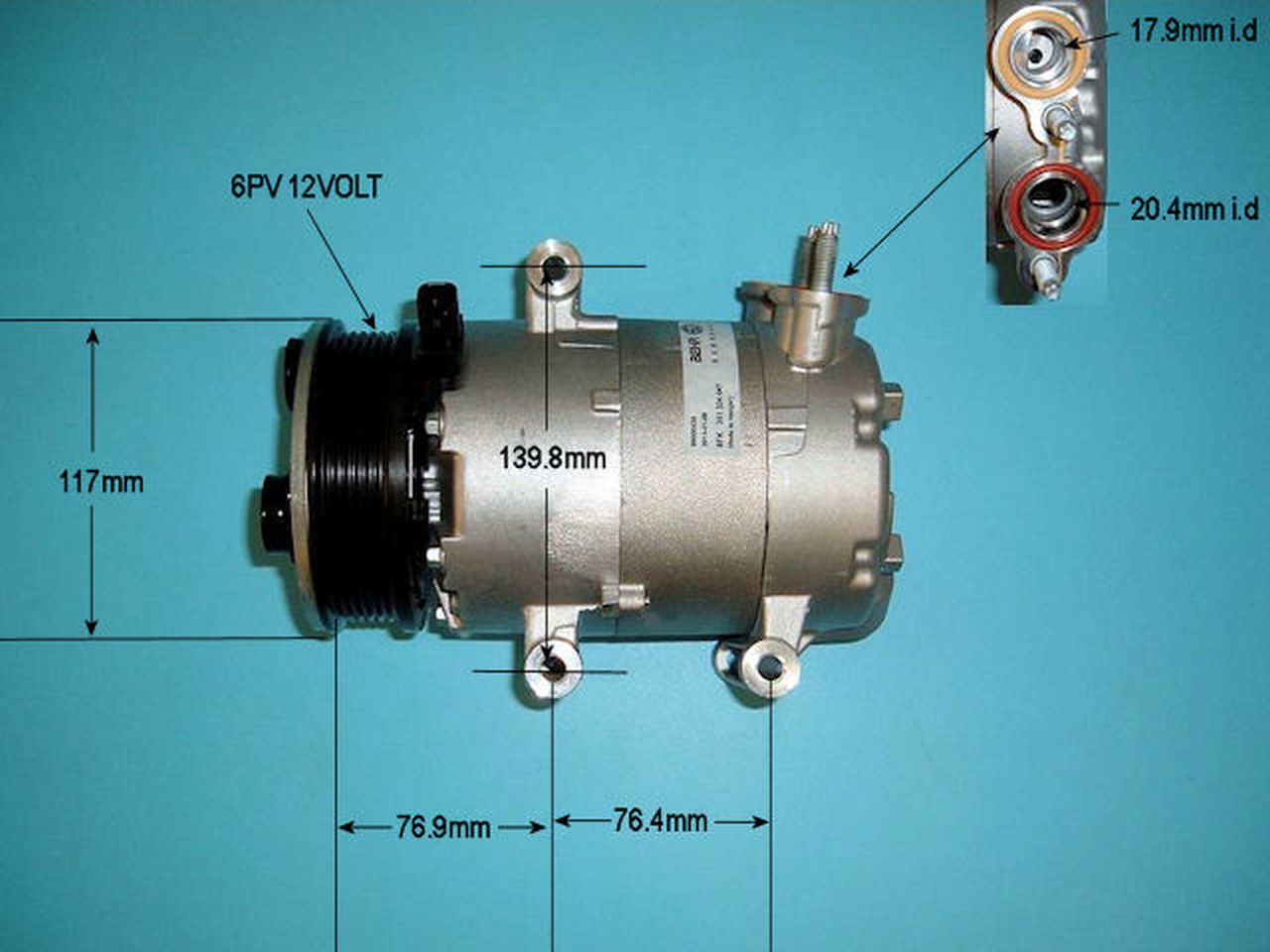 Aircon Compressor Genuine OE VISTEON – AutoAir 14-0232