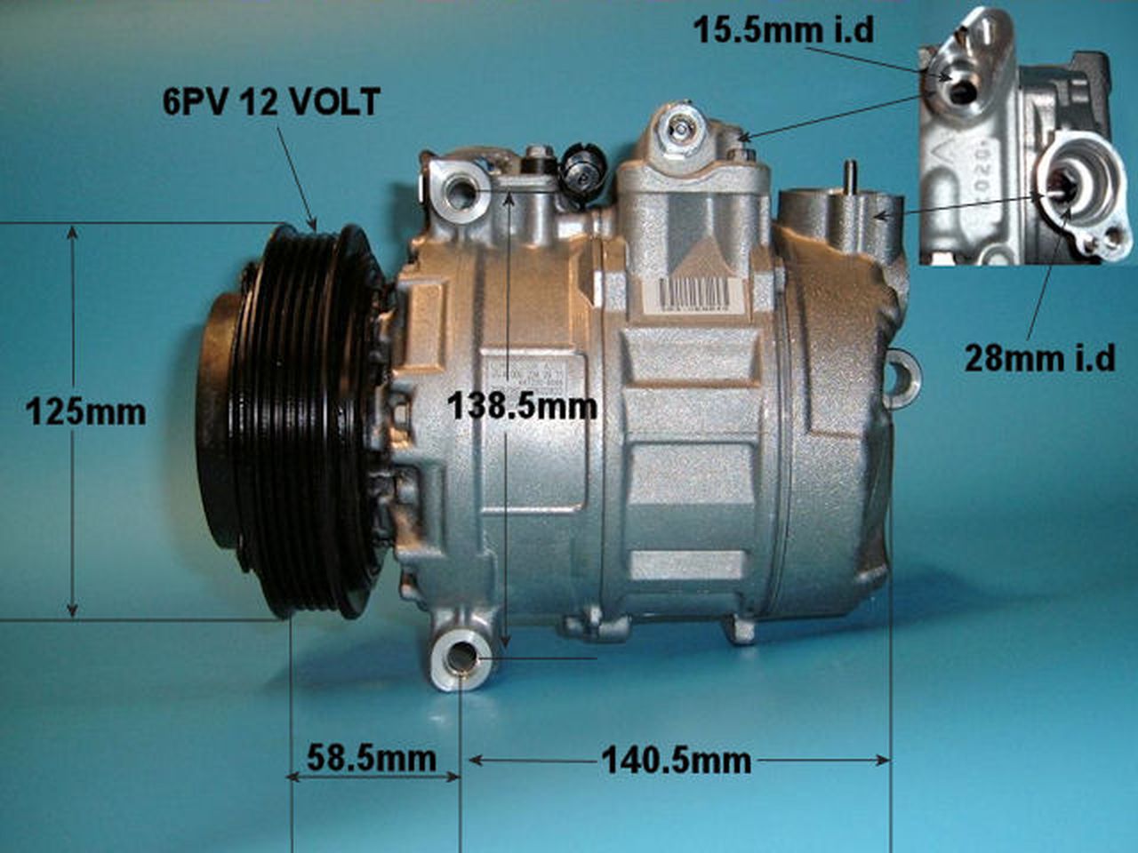 Aircon Compressor Genuine OE SANDEN – AutoAir 14-0261