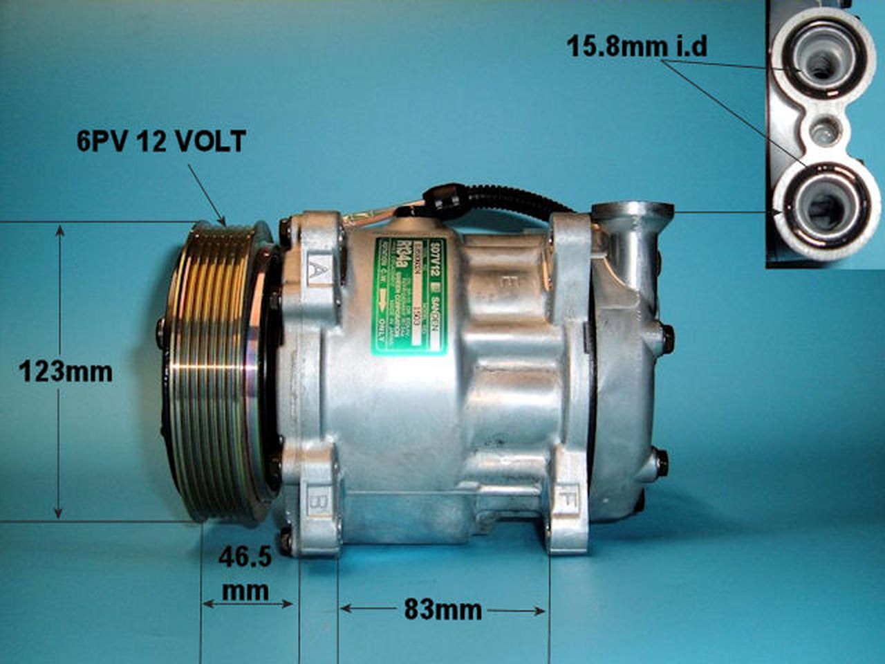 Aircon Compressor Genuine OE SANDEN – AutoAir 14-0280