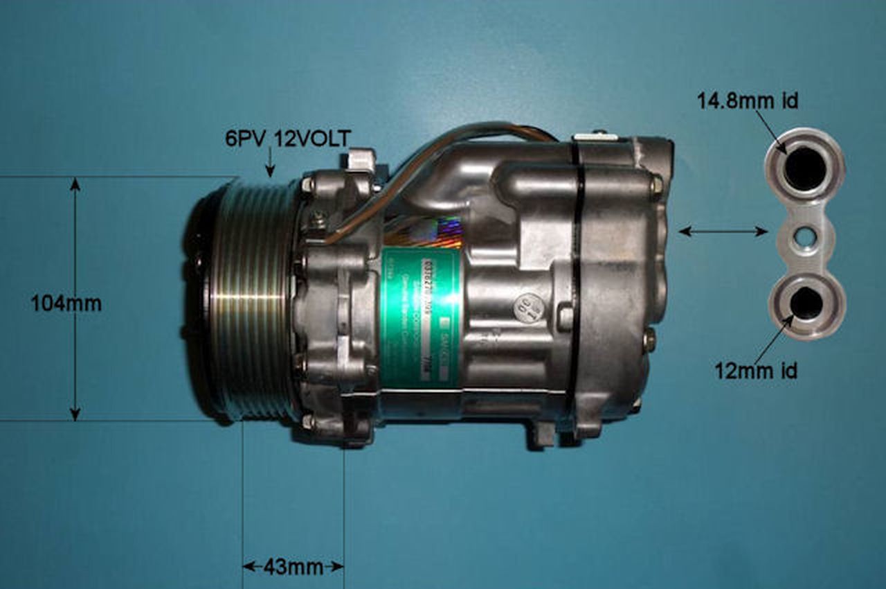 Aircon Compressor Genuine OE SANDEN – AutoAir 14-0286