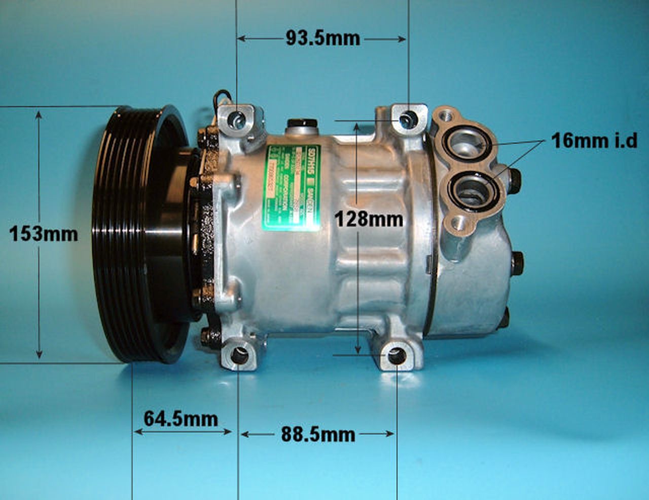 Aircon Compressor Genuine OE SANDEN – AutoAir 14-0313