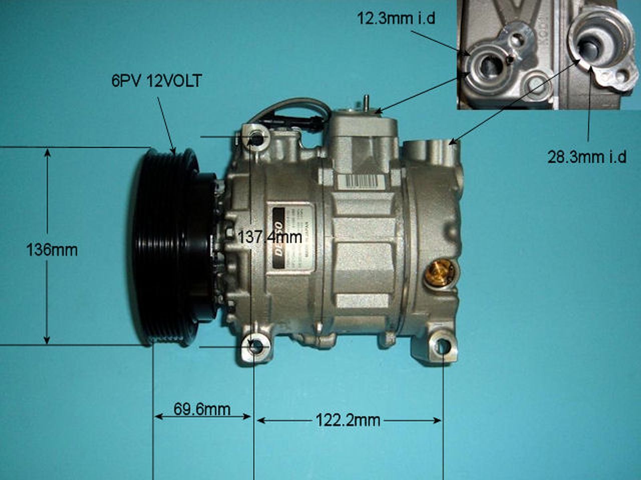 Aircon Compressor Genuine OE DENSO – AutoAir 14-0331