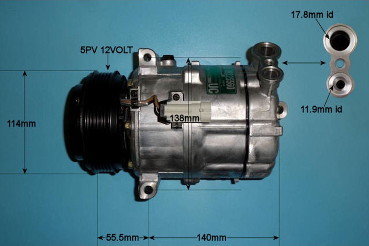 Aircon Compressor Genuine OE SANDEN – AutoAir 14-0334
