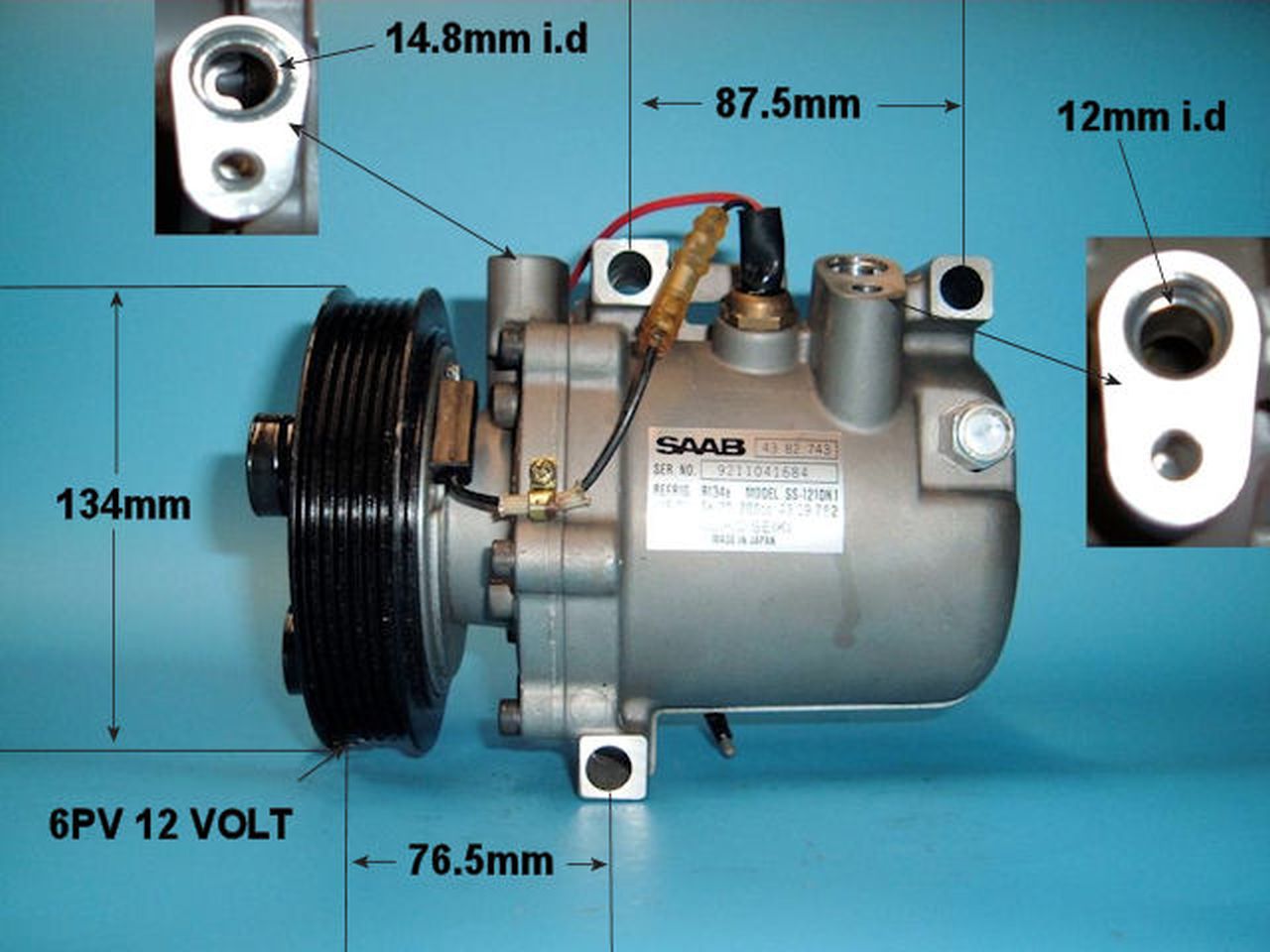 Aircon Compressor Genuine OE – AutoAir 14-0454