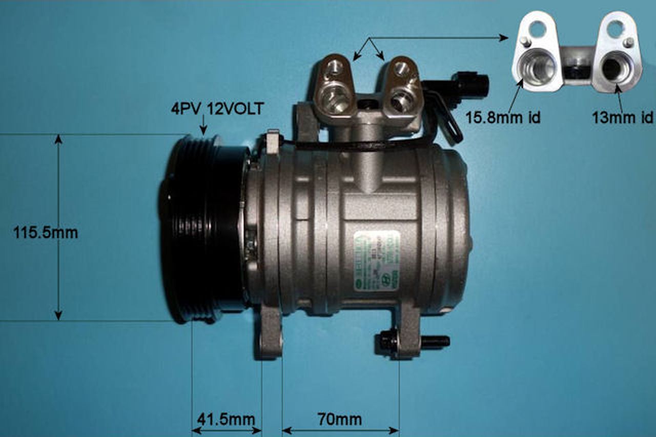 Aircon Compressor Genuine OE HALLA – AutoAir 14-1013